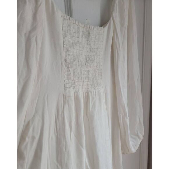 Aritzia Wilfred White Novella Dress 4 - Picture 10 of 11
